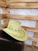   Unisex Cowboy kalap, velr szvet, vilgoszld